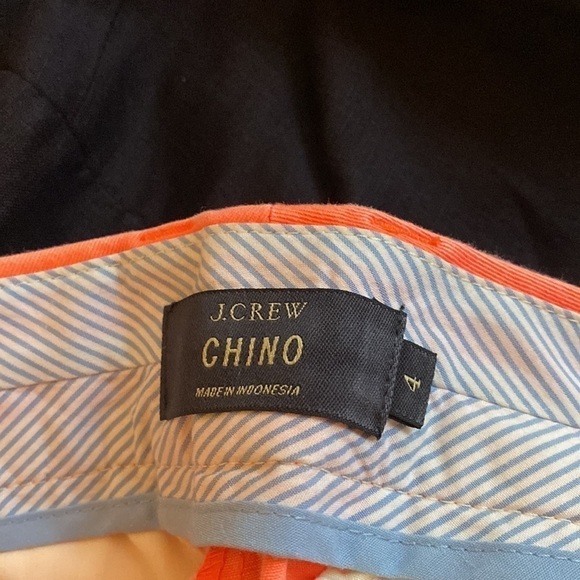 J. Crew Chino neon shorts Size 4 - Picture 6 of 6